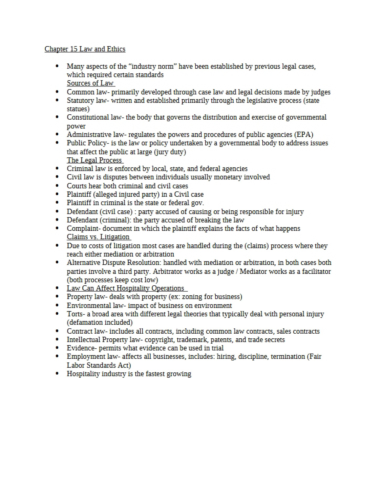 Ethical and Legal Frameworks Chapter 15