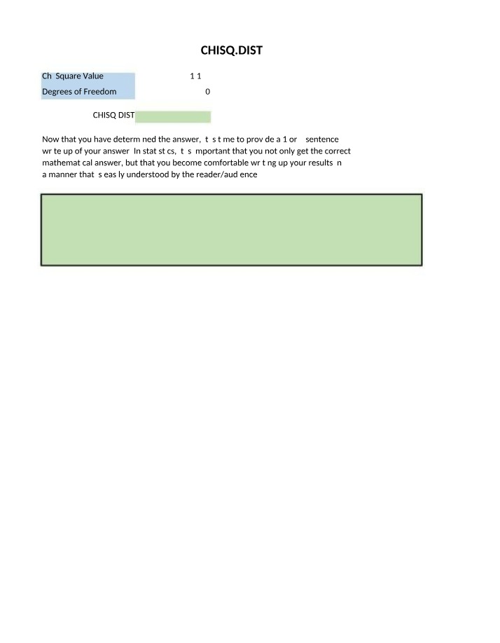 Practice Problems for Statistics