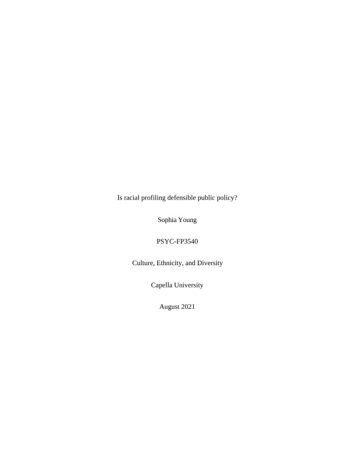 NURSFPX3540 - Assessment 2-1