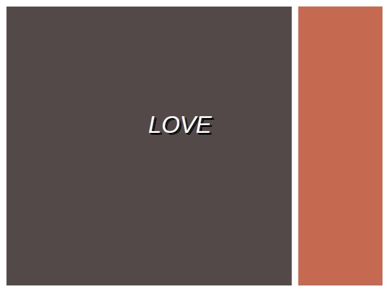 Spring 2014 Psychology of Love
