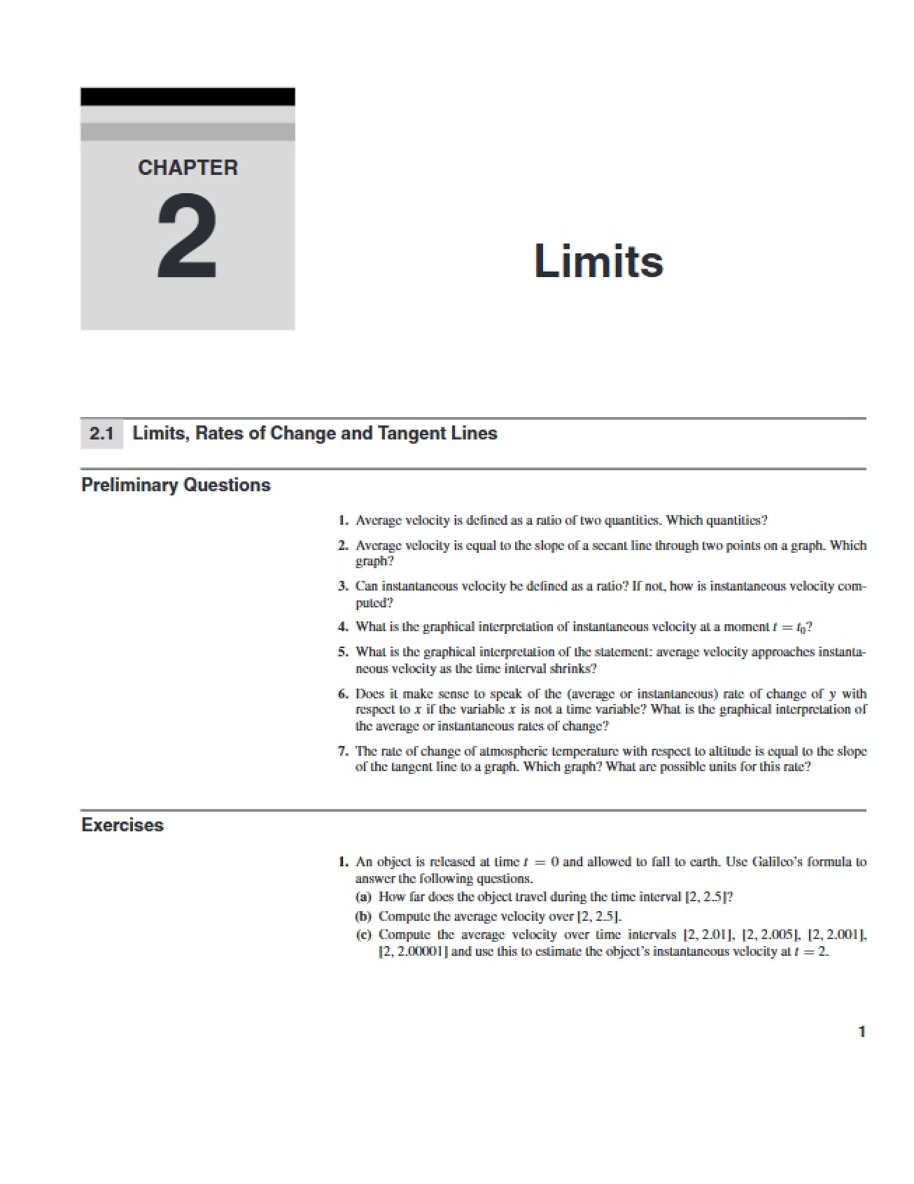 Calculus Limits