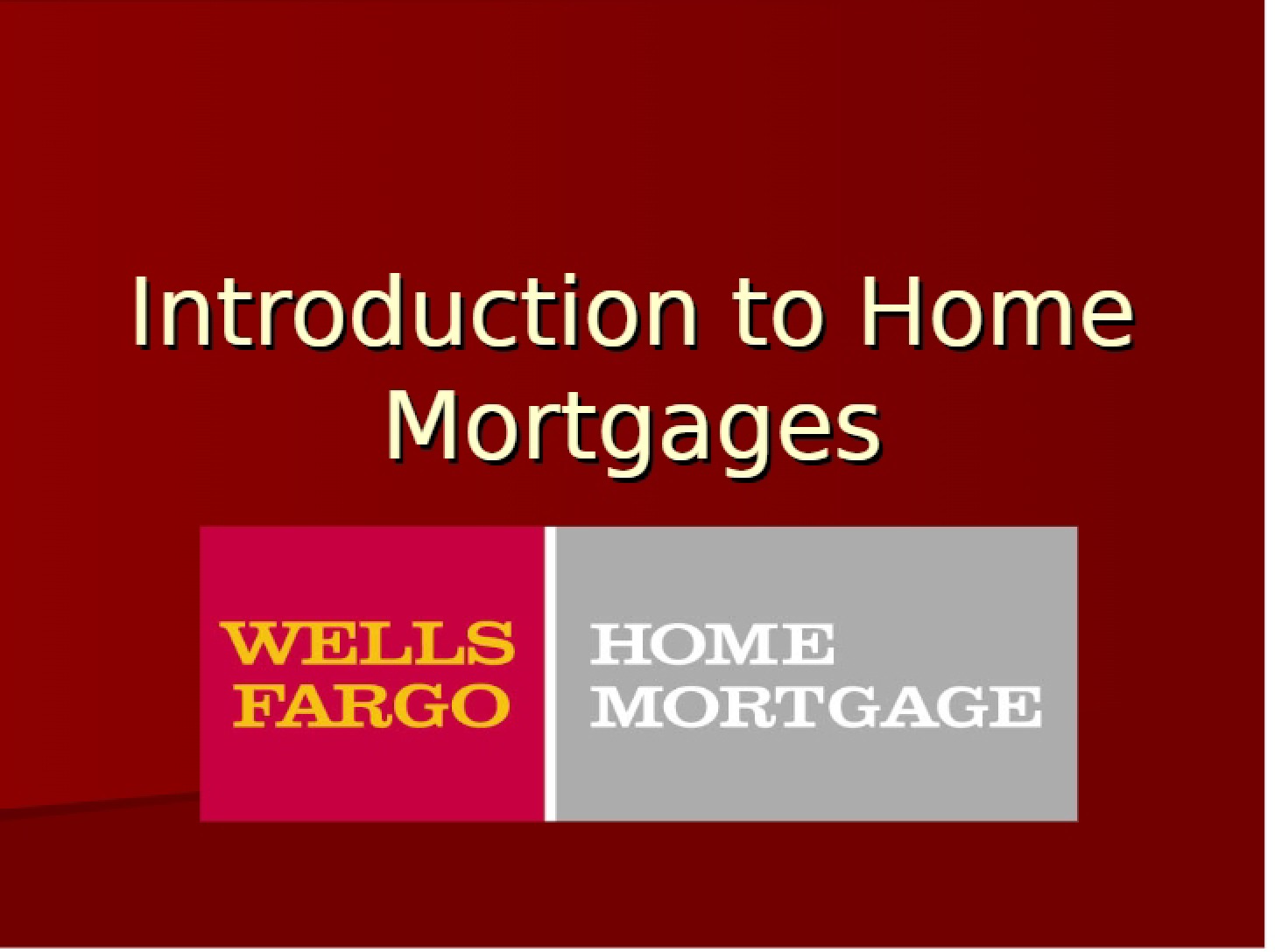 Home Loan Overview