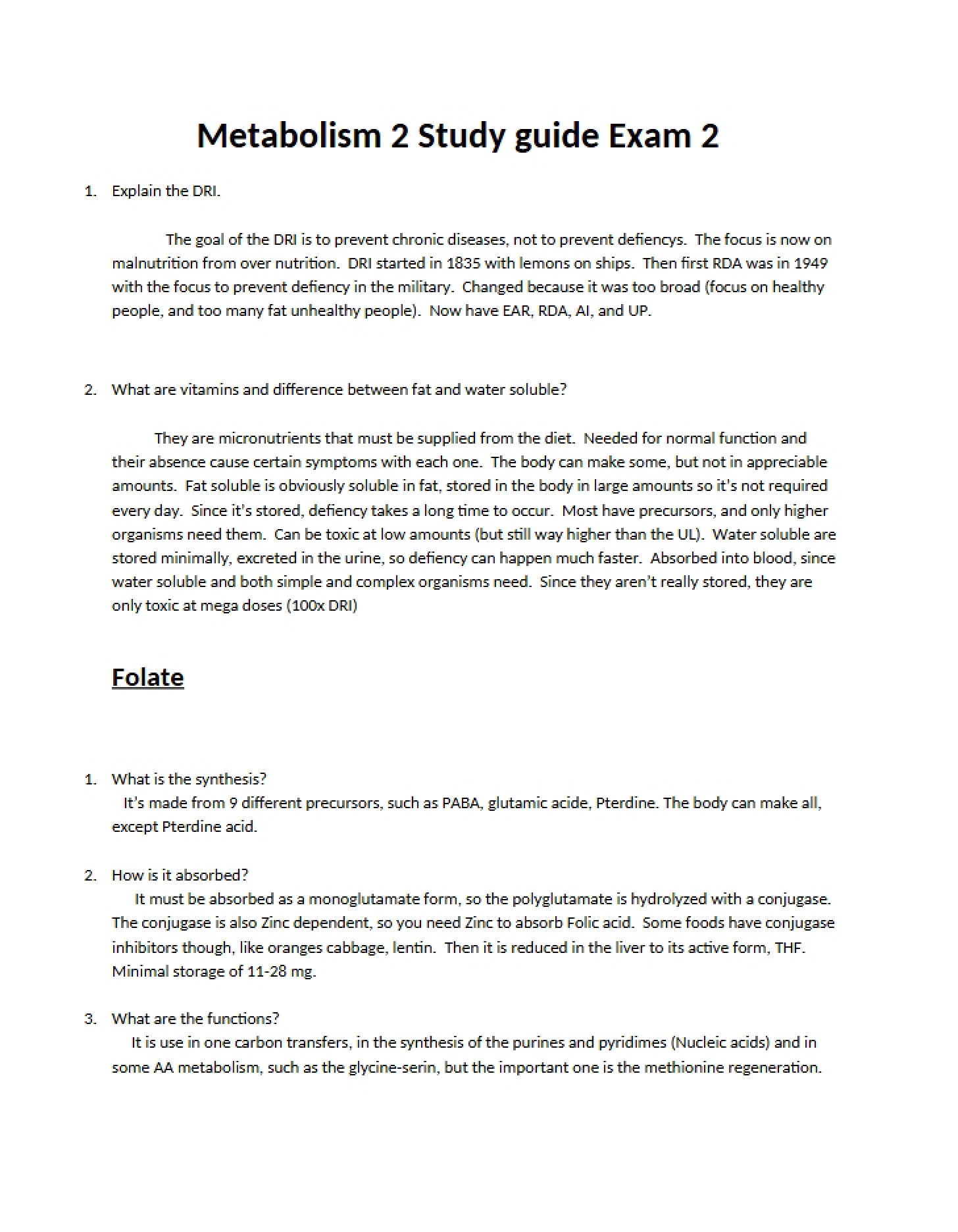 Module 2 Examination