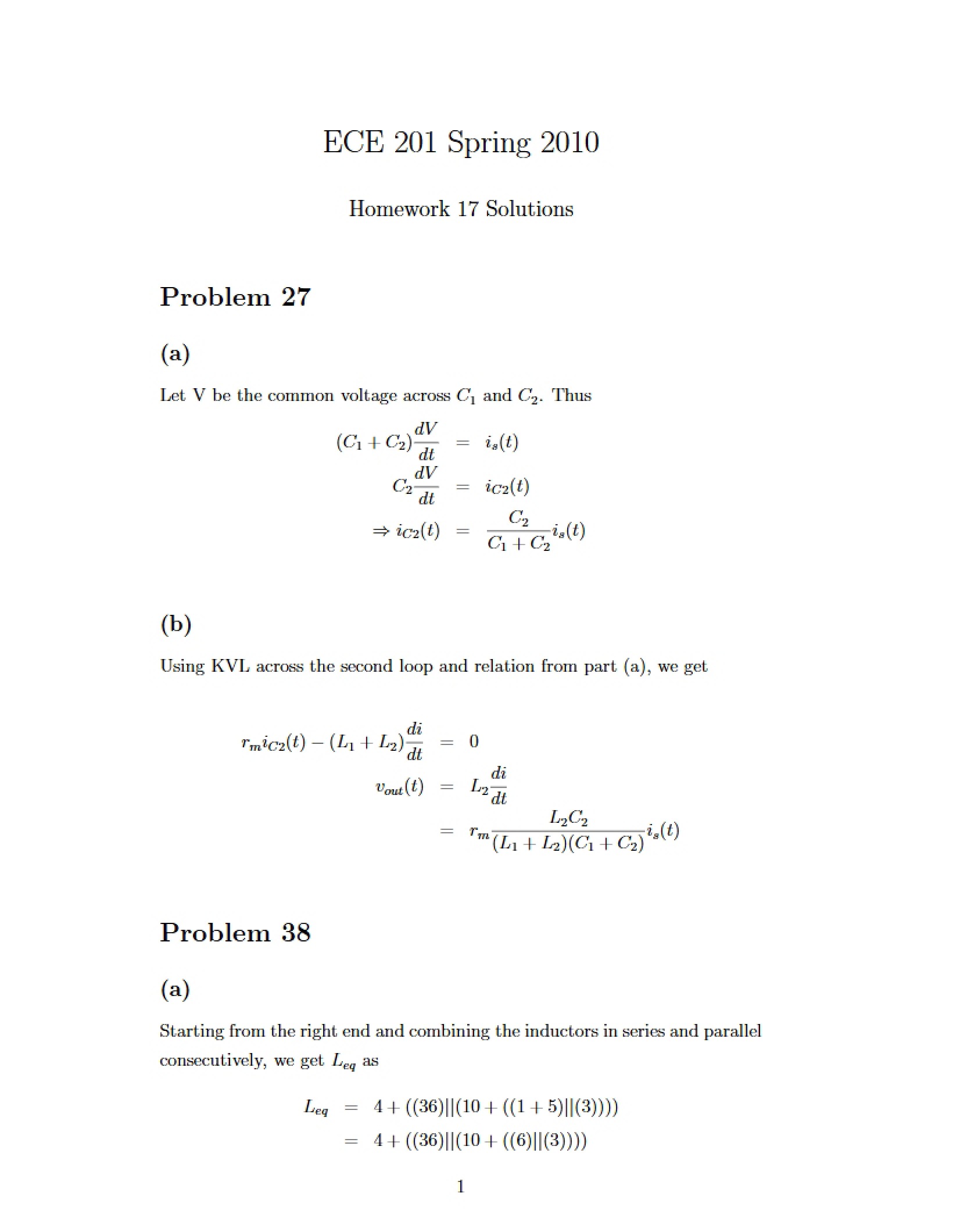 Assignment Seventeen