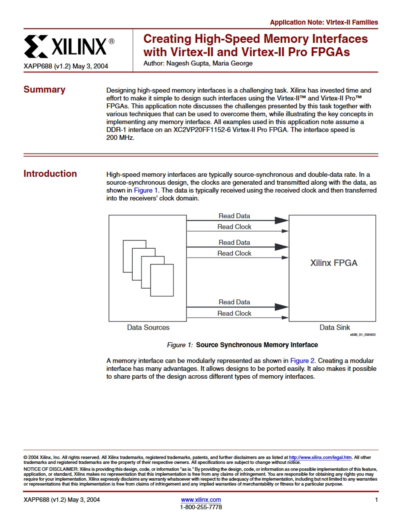 Memory Interfaces (High-Speed)