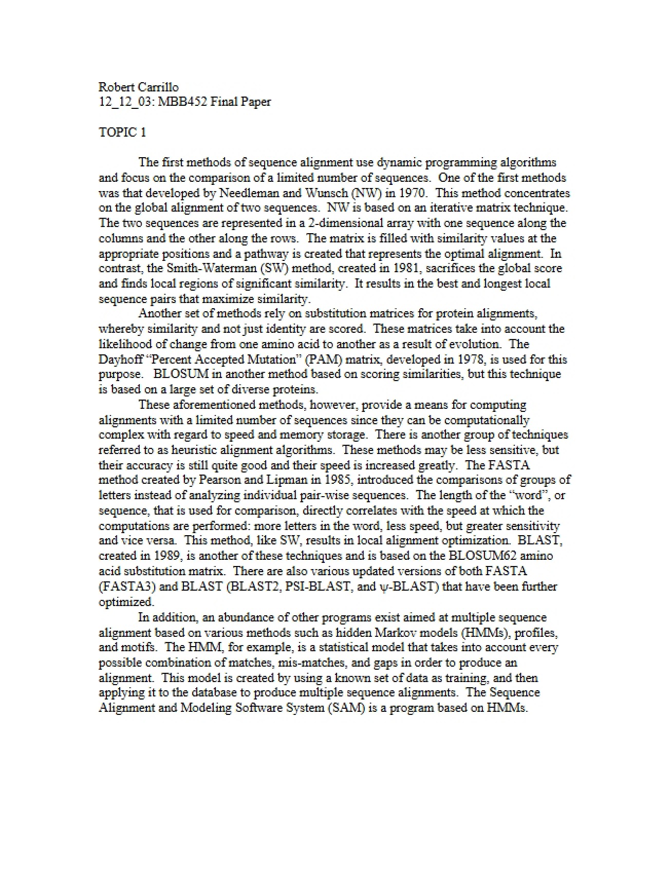 Paper for Final