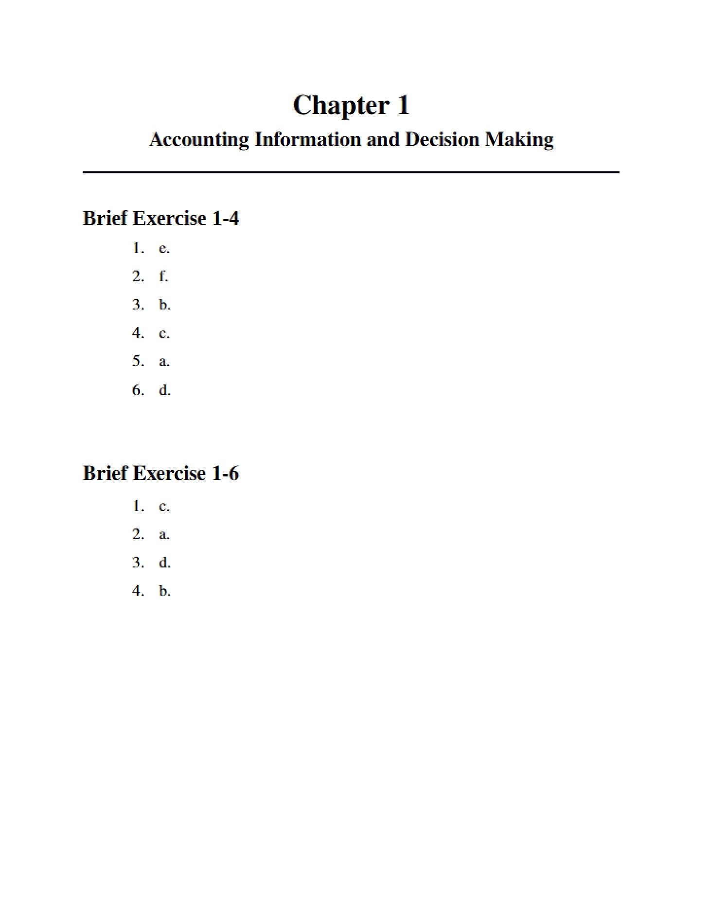 Solutions for Chapter 1 Homework