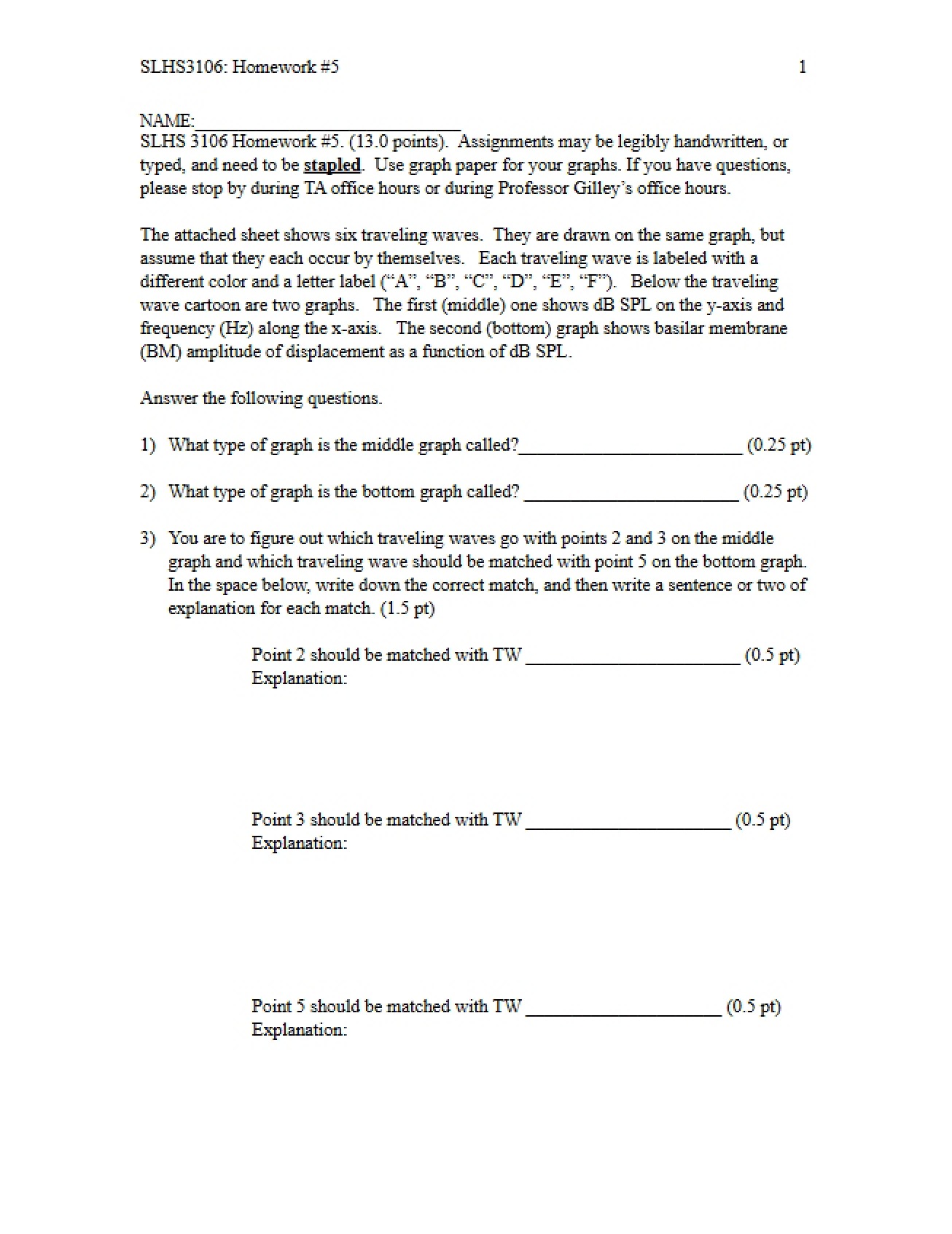 Homework 5 for Spring 2014