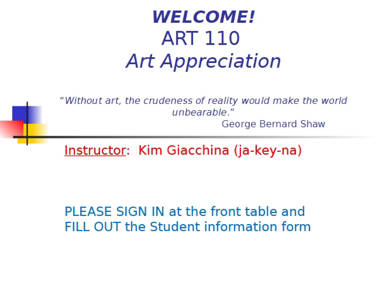 Appreciation of Art