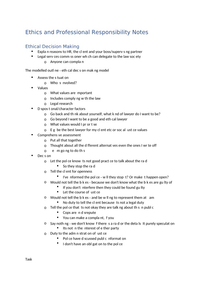 Ethics Oral Presentation Notes