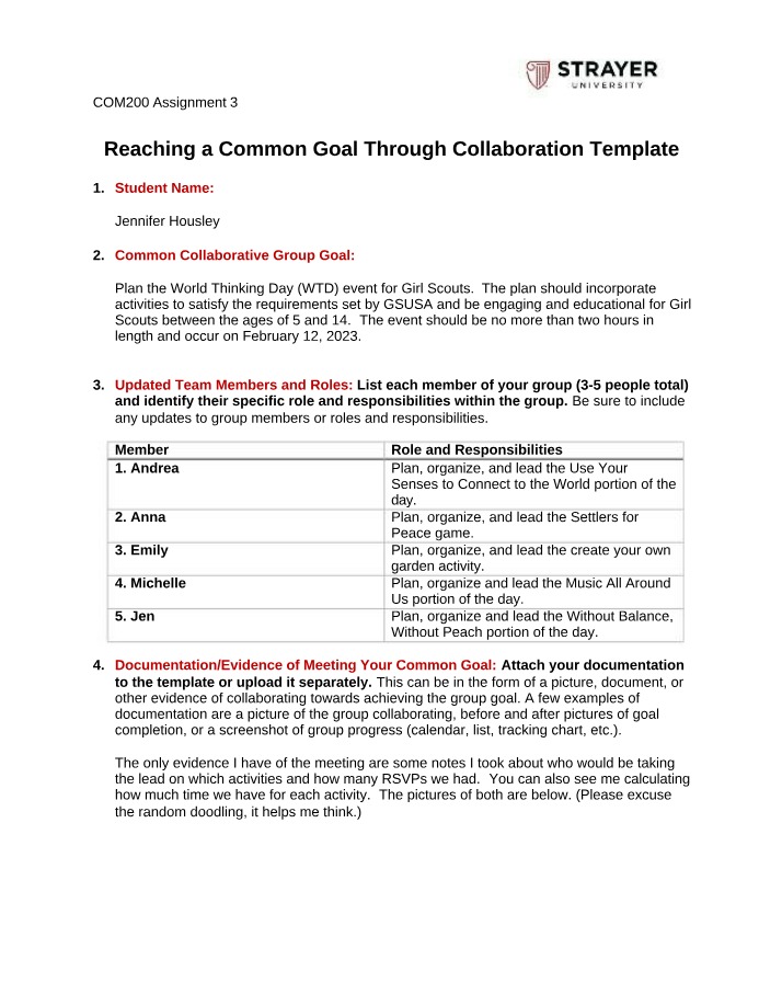 World Thinking Day - Planning an Engaging Event