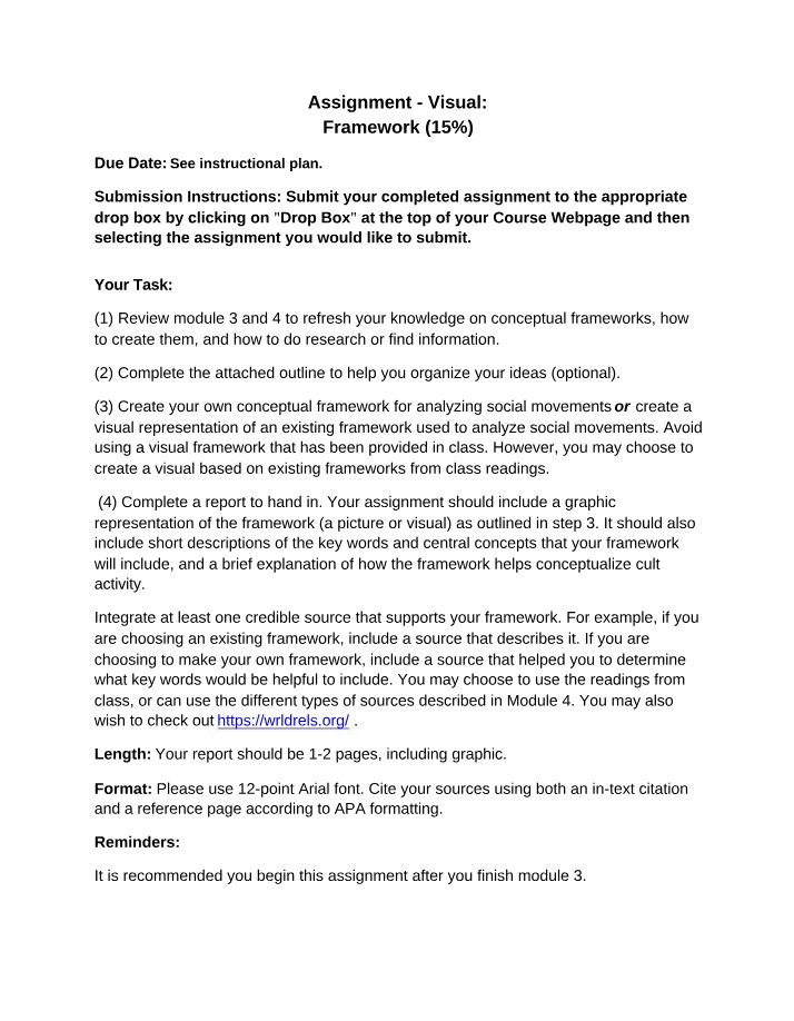 Conceptual Framework for Social Movements Analysis