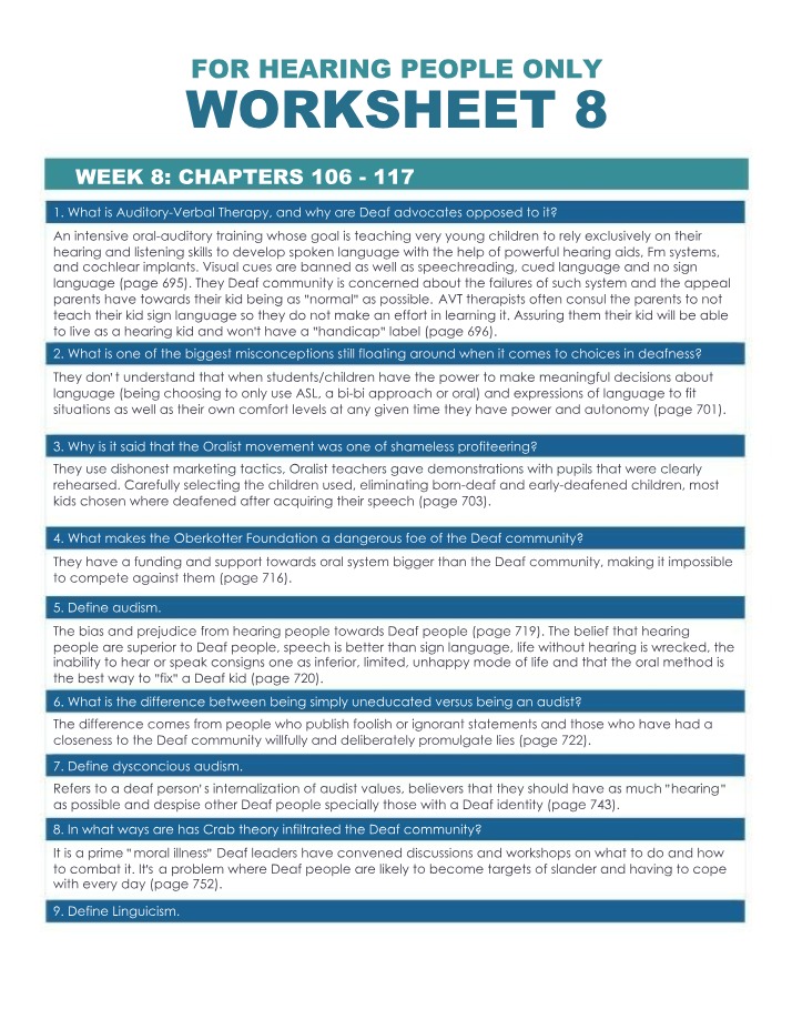 Opposition to Auditory-Verbal Therapy for the Deaf