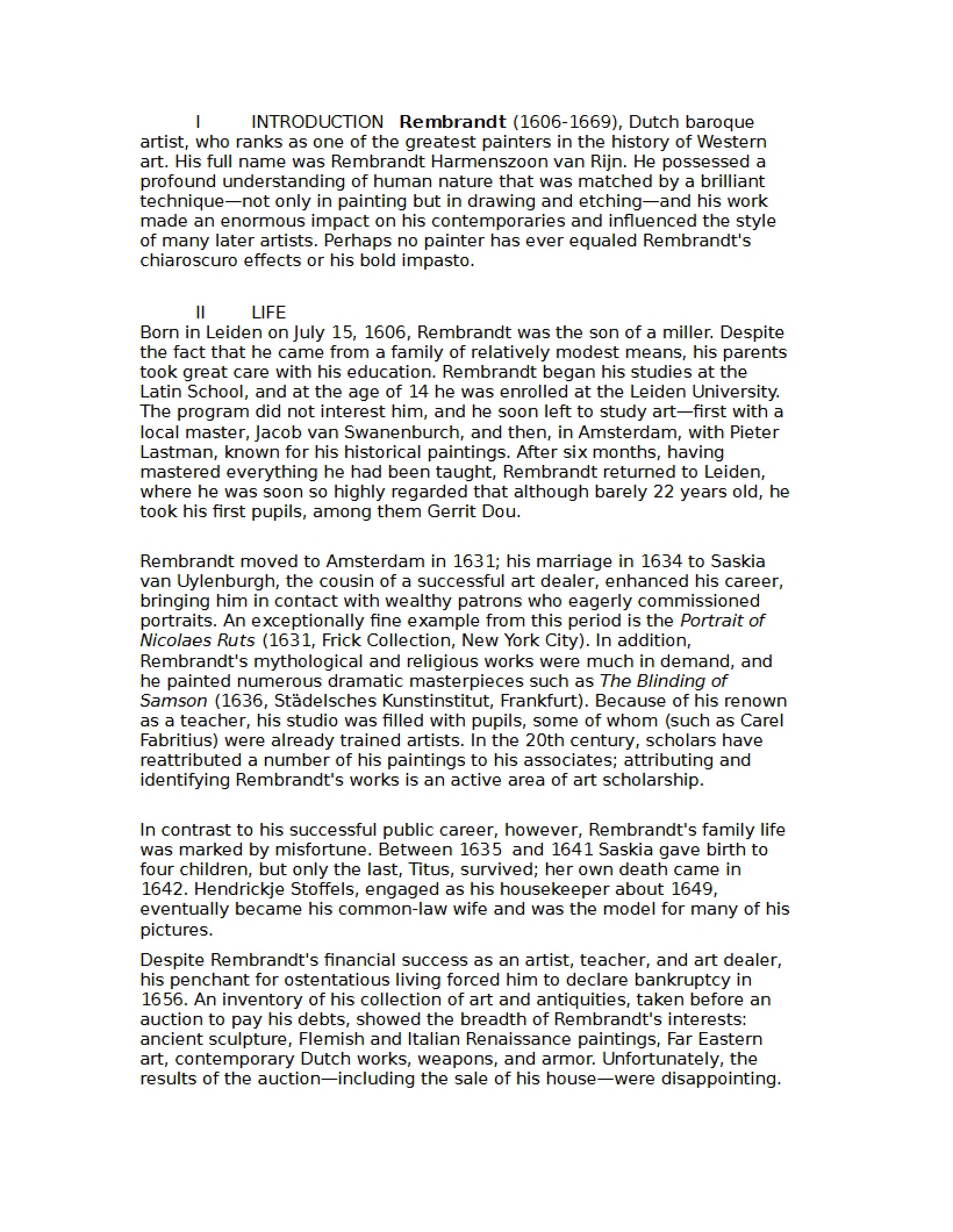 Baroque Study Notes