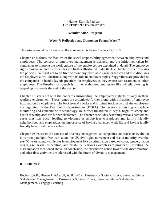 Workplace Rights and Responsibilities for Employees