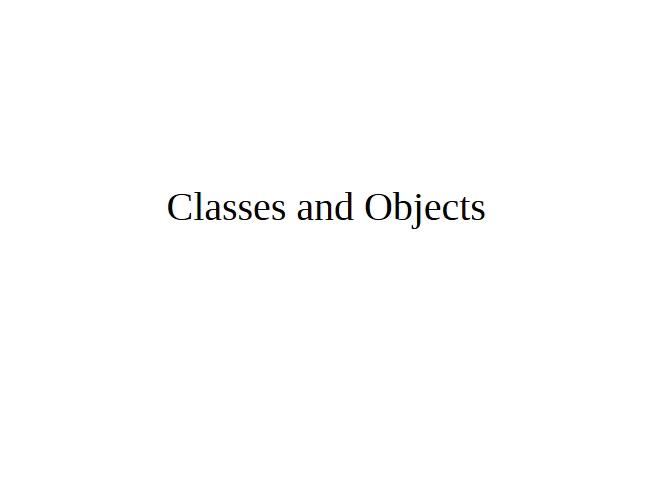 Understanding Classes and Objects in C++