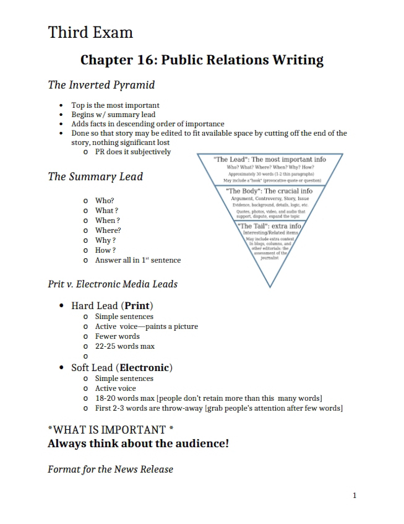 Writing for PR Chapter 16