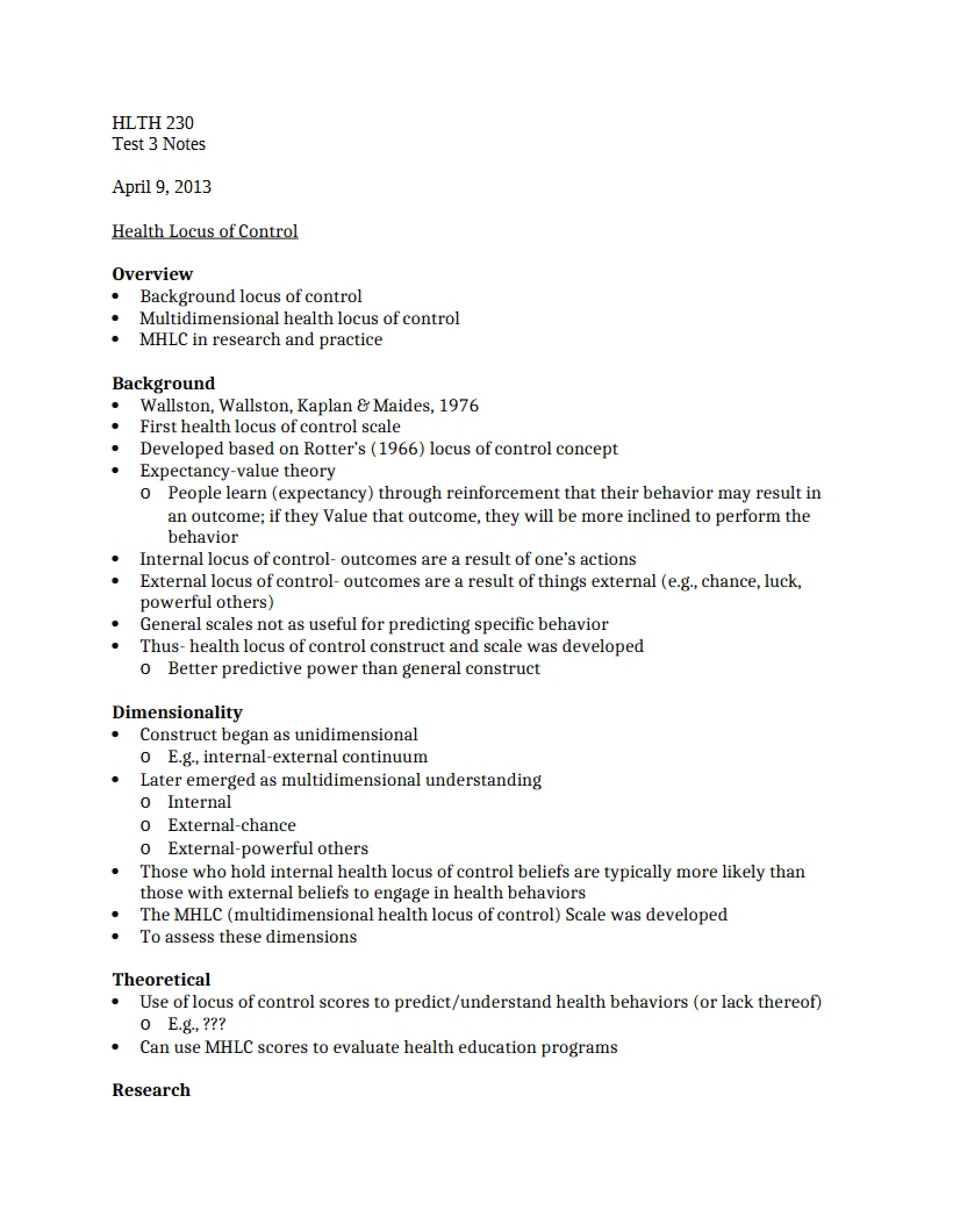 Examination 03