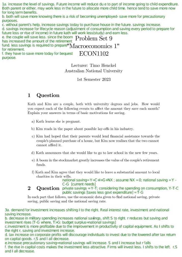 Problems - Set 9