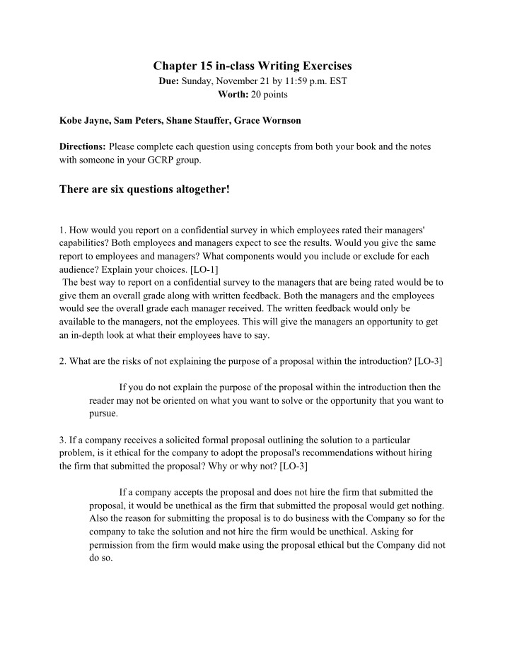 Employee Survey Reporting Strategies for Managers