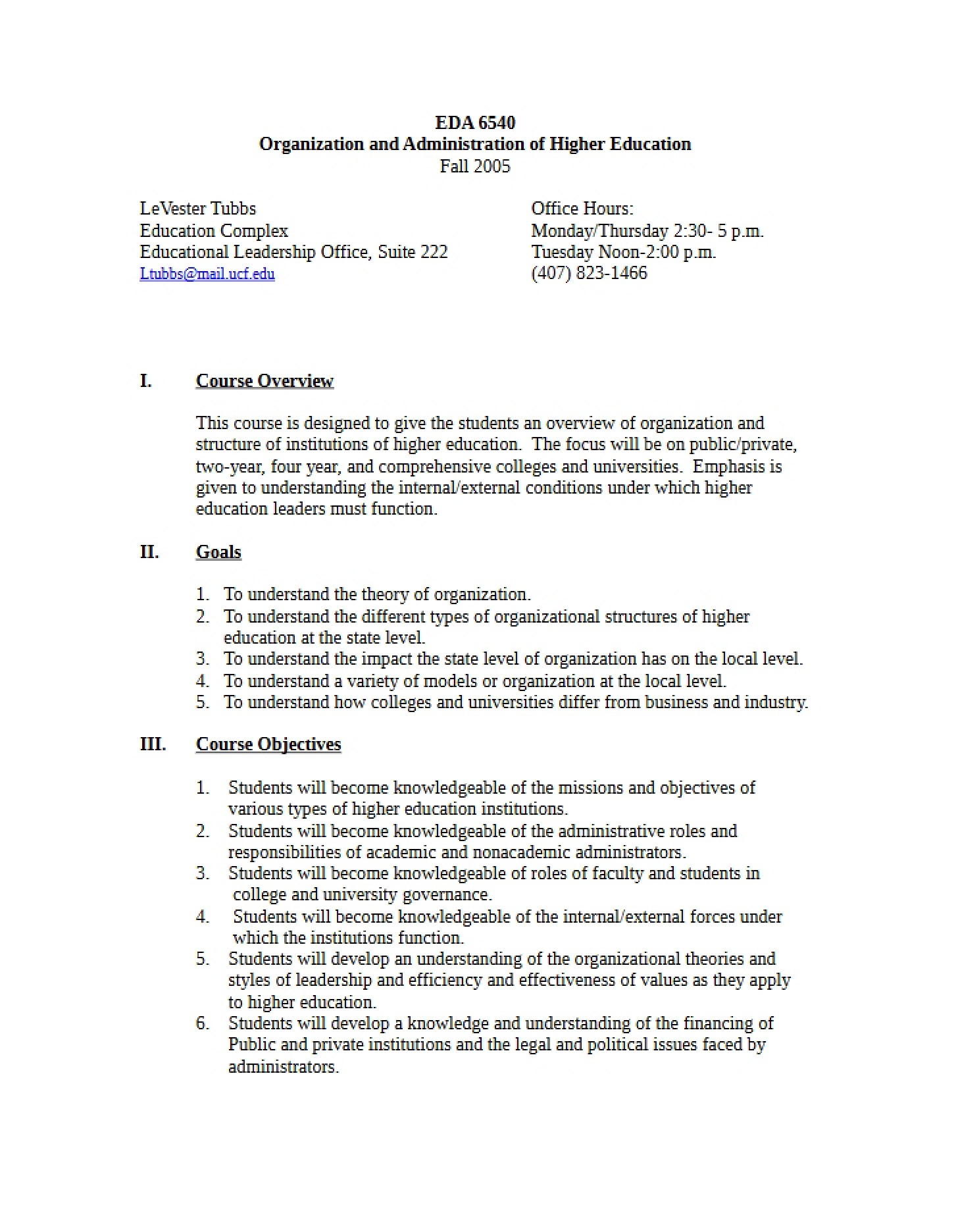 Syllabus for EDA 6540