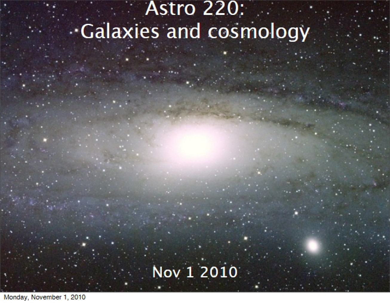 Cosmology and Galaxy Notes