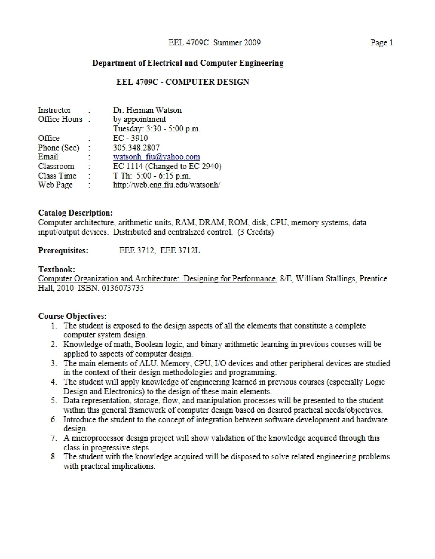 Syllabus Document