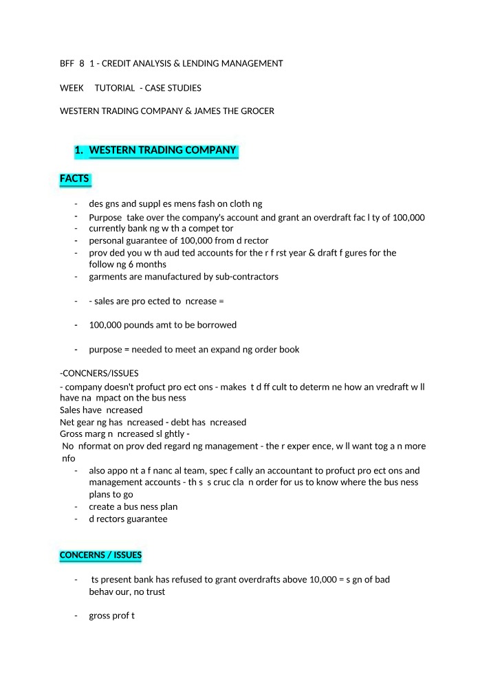 Western & J-Grocer Case Study - Week 4