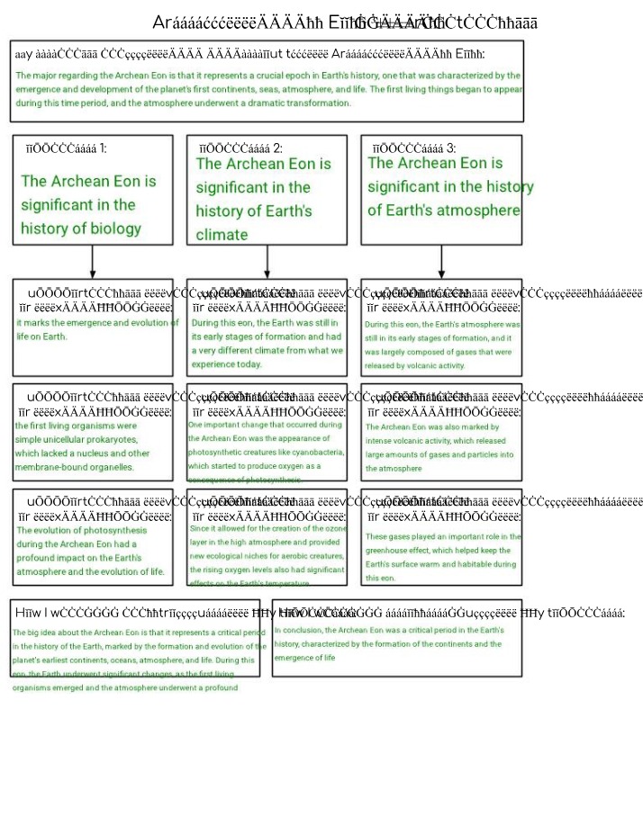 Formation of Continents - The Archean Eon