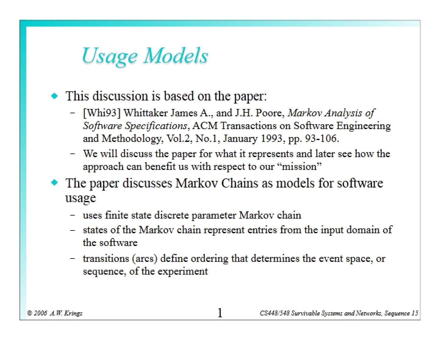 User Models