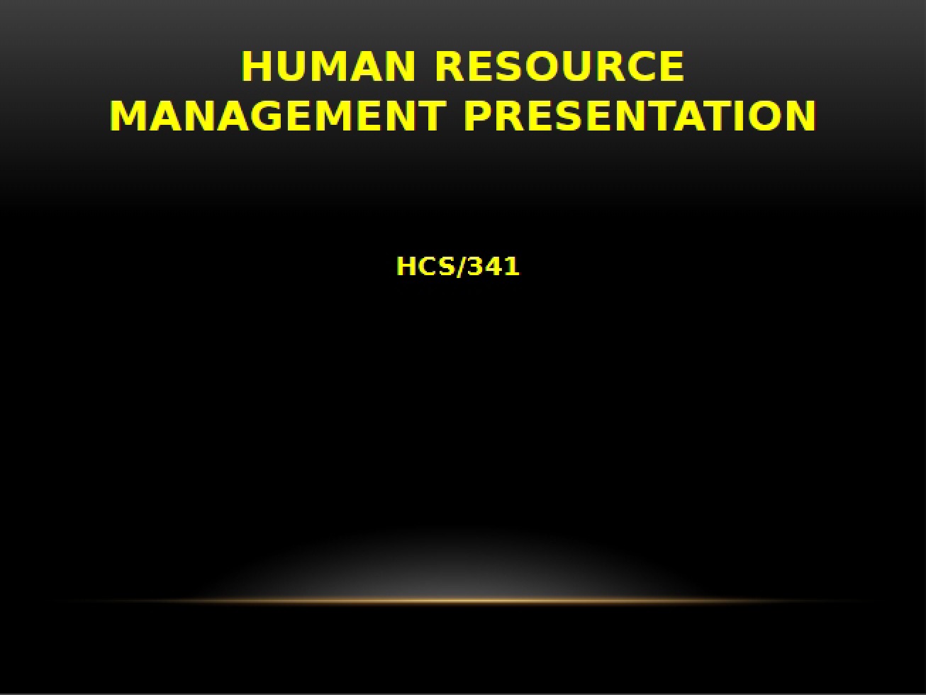 Slide Deck Managing Personnel