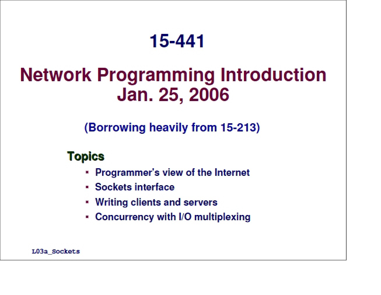 Computer Networking - Session 58
