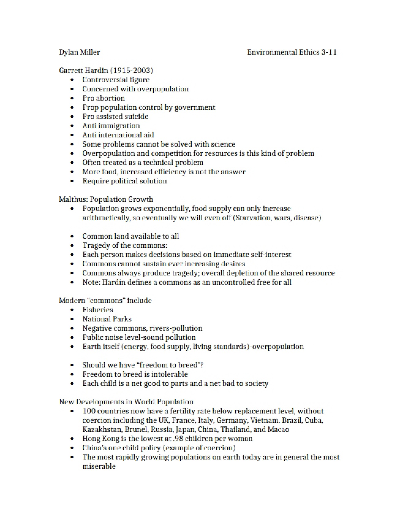 Foundational Principles of Environmental Ethics