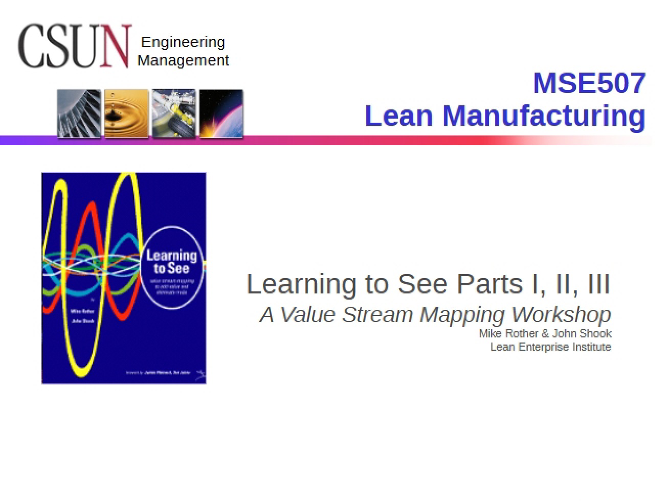 Principles of Lean Manufacturing