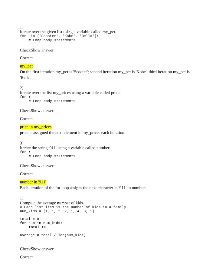 Iterating Over a List in Python - Exploring 'for' Loops
