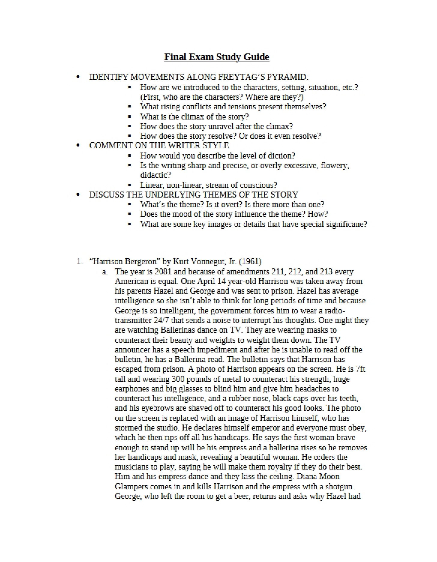 Summative Semester Examination