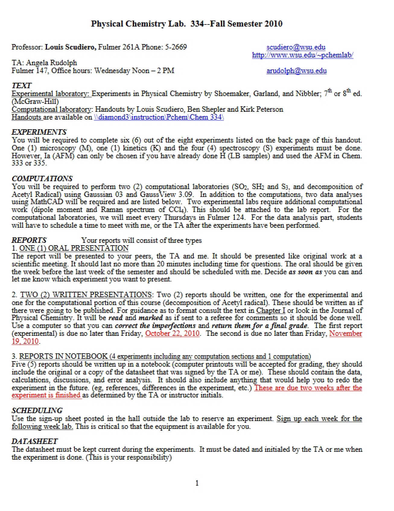 Academic Syllabus