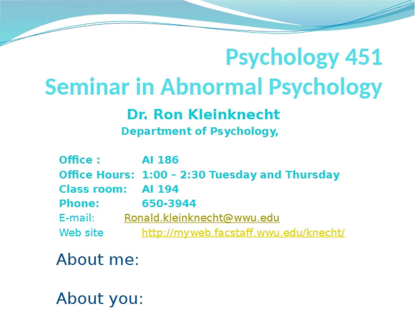 Introduction to Psychology 451
