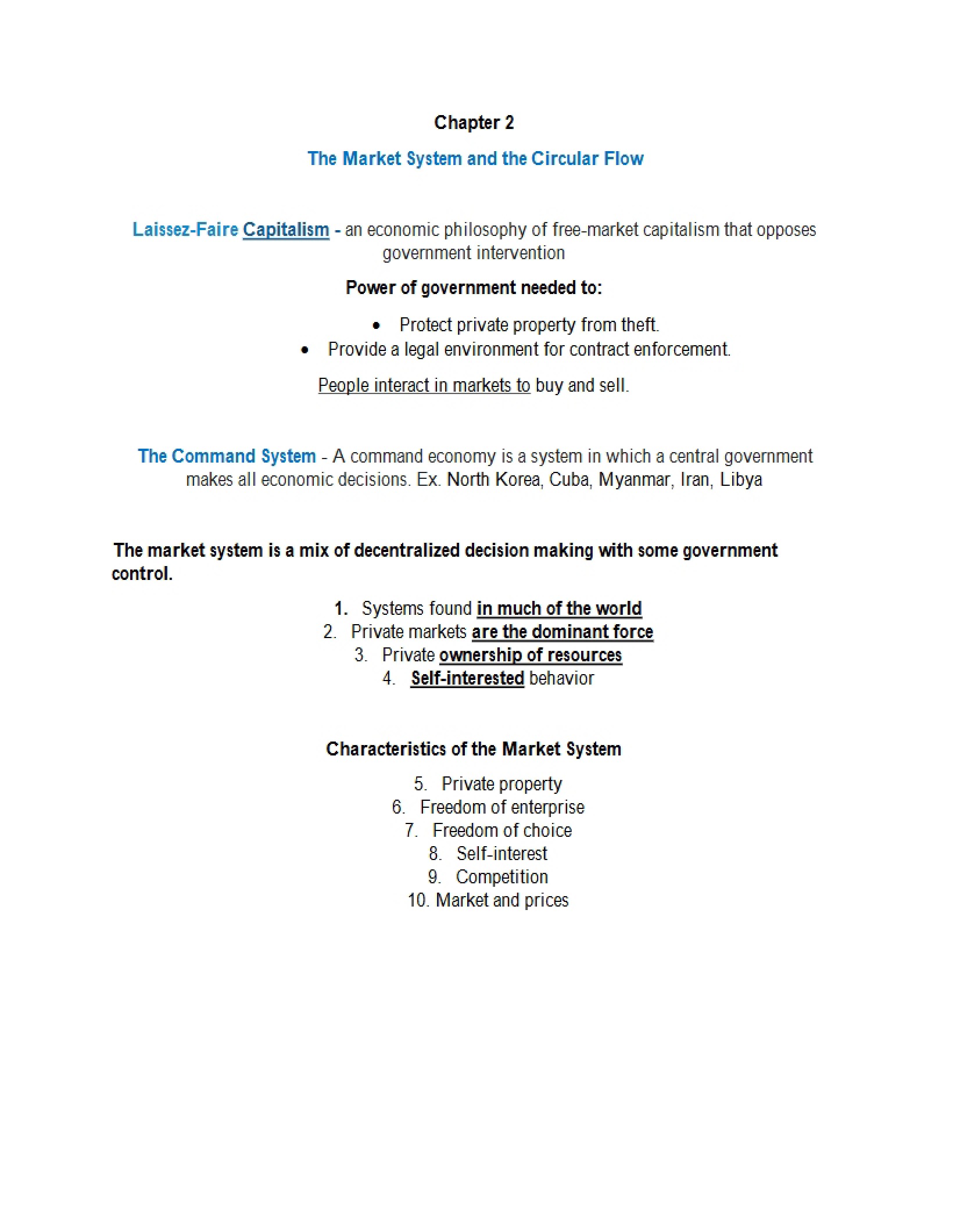 Chapter Two Macroeconomics