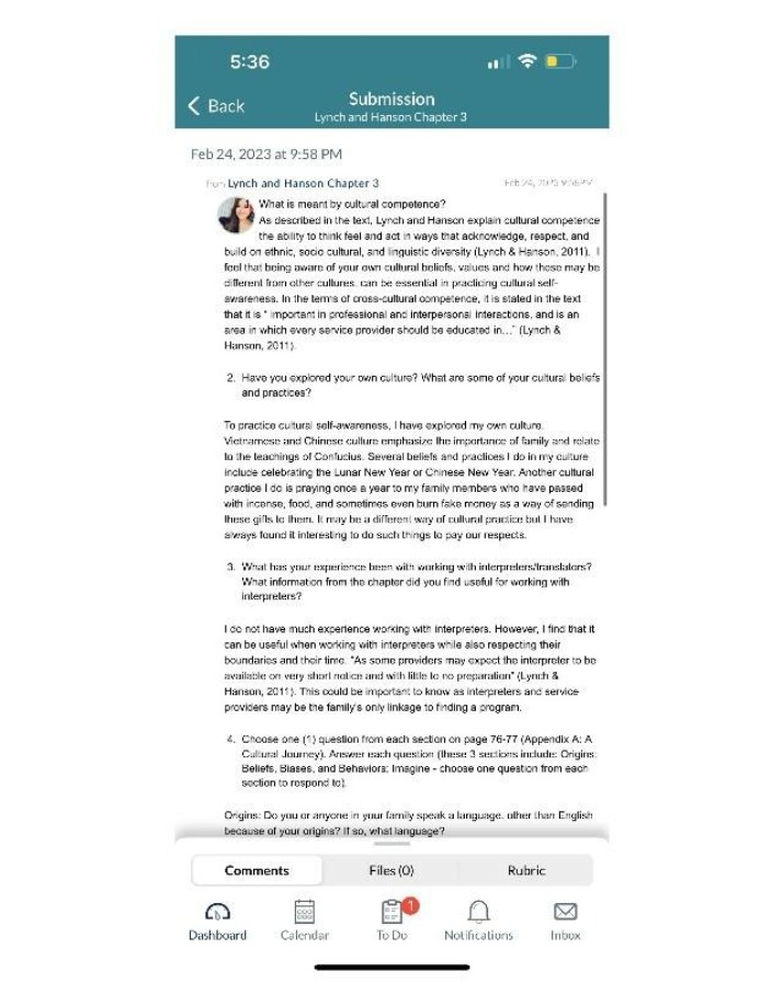 Submission for Lynch and Hanson Chapter 3