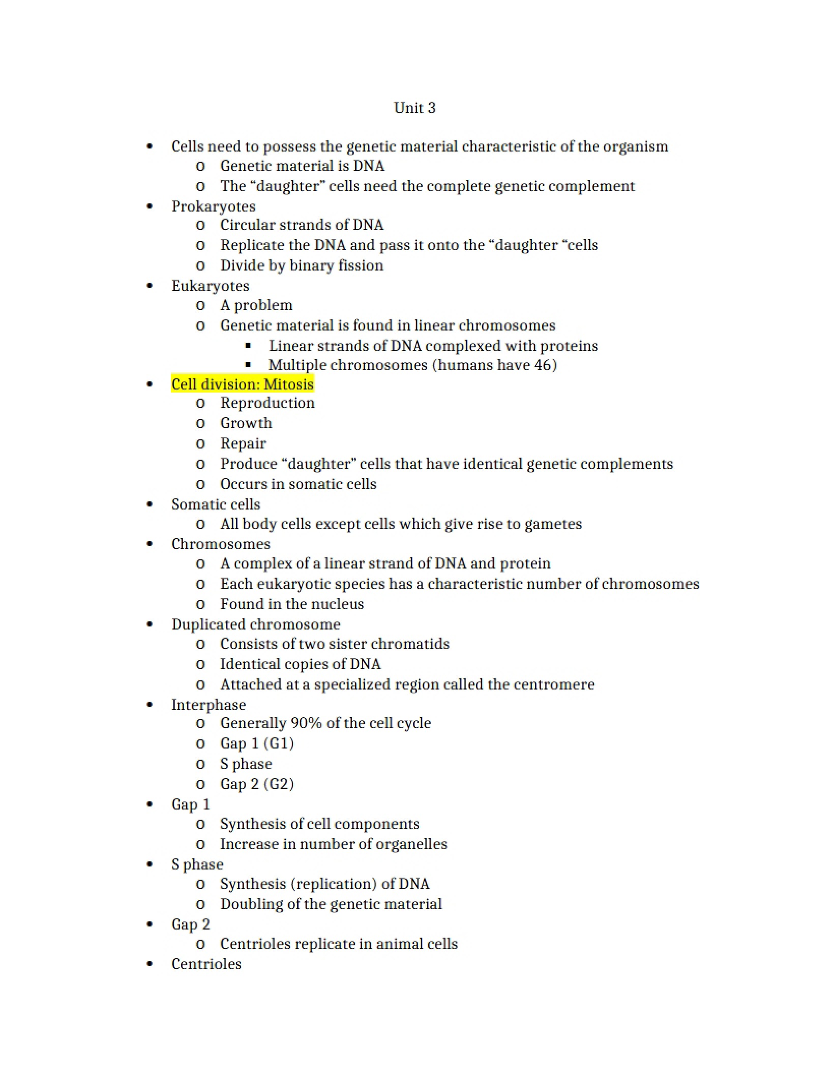 Cell Biology