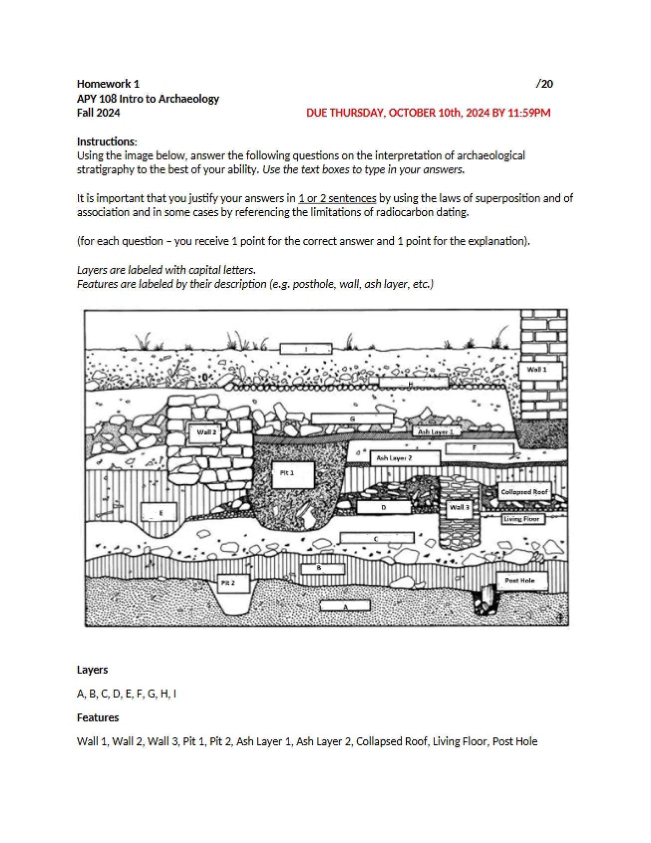 Archaeology Homework One