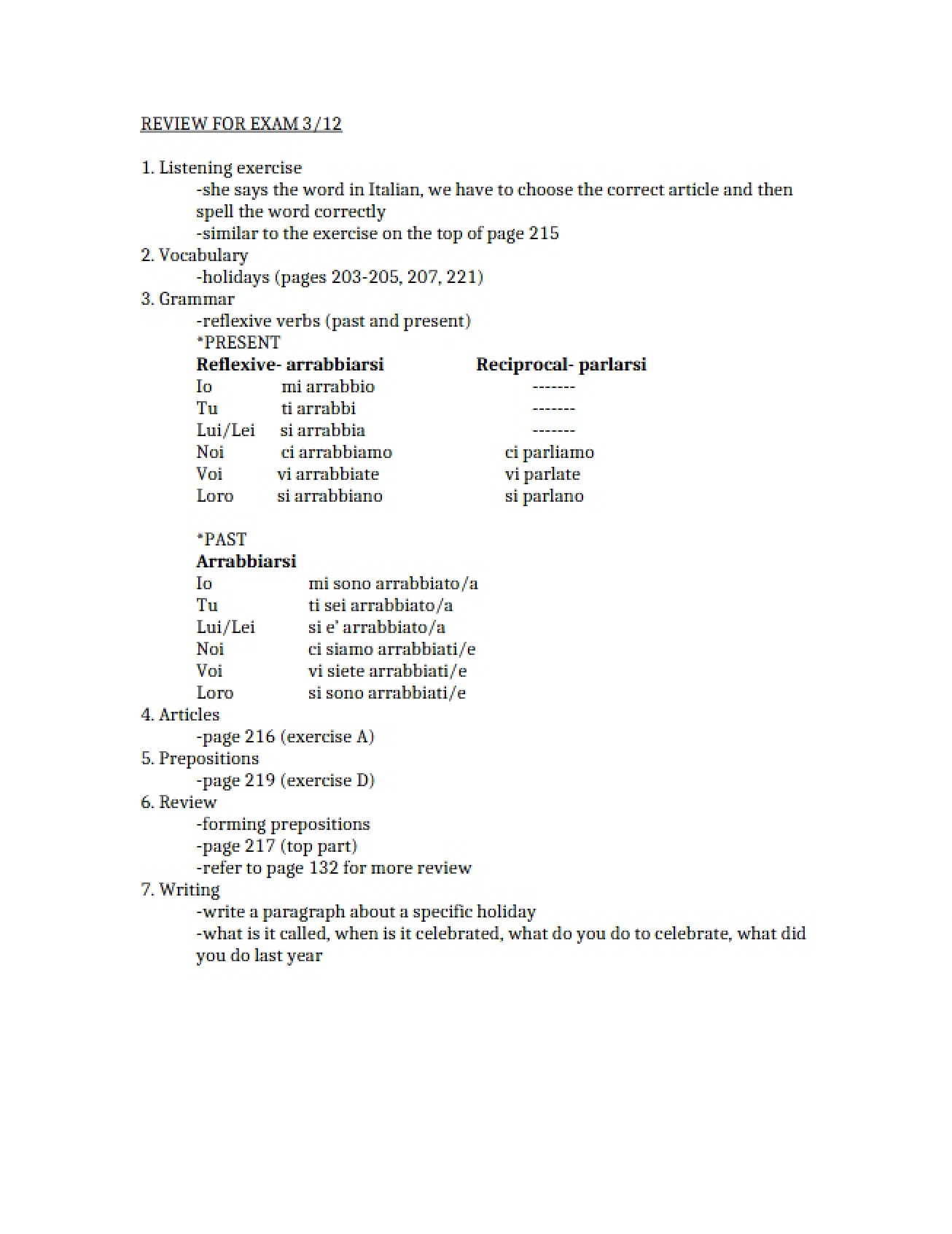 Exam Three Review