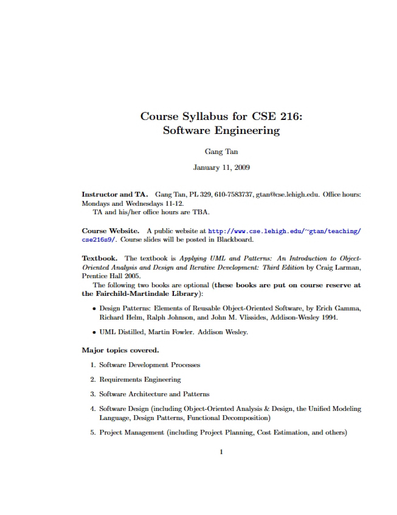 Introduction to Software Engineering
