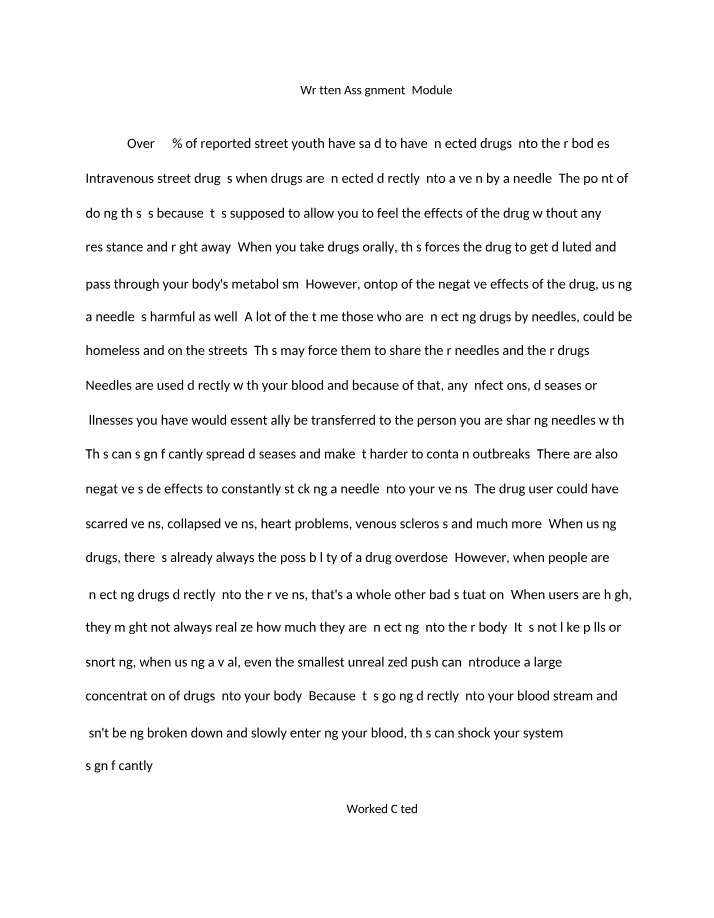 Module 3 Written Assignment