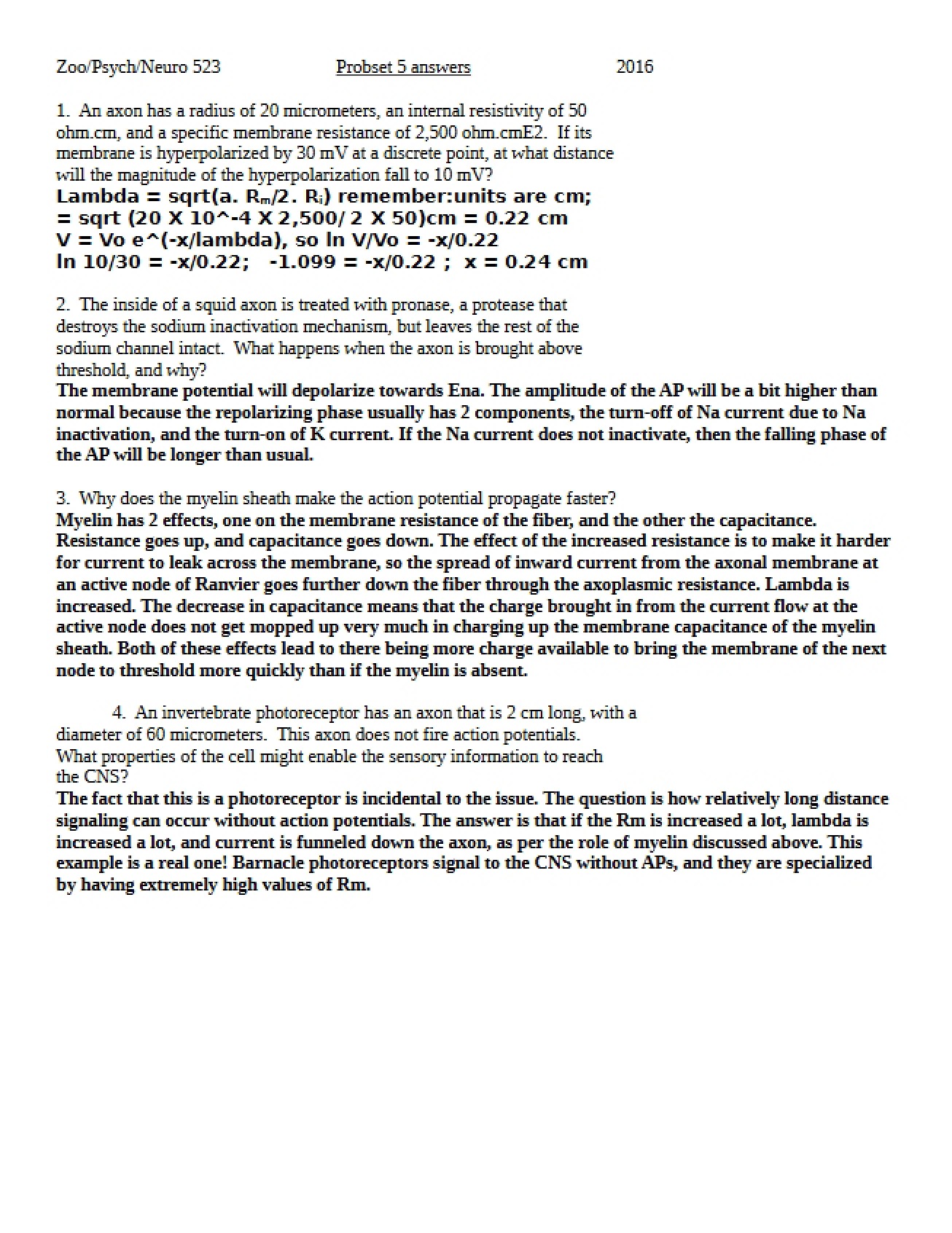 Answers Problem Set 5