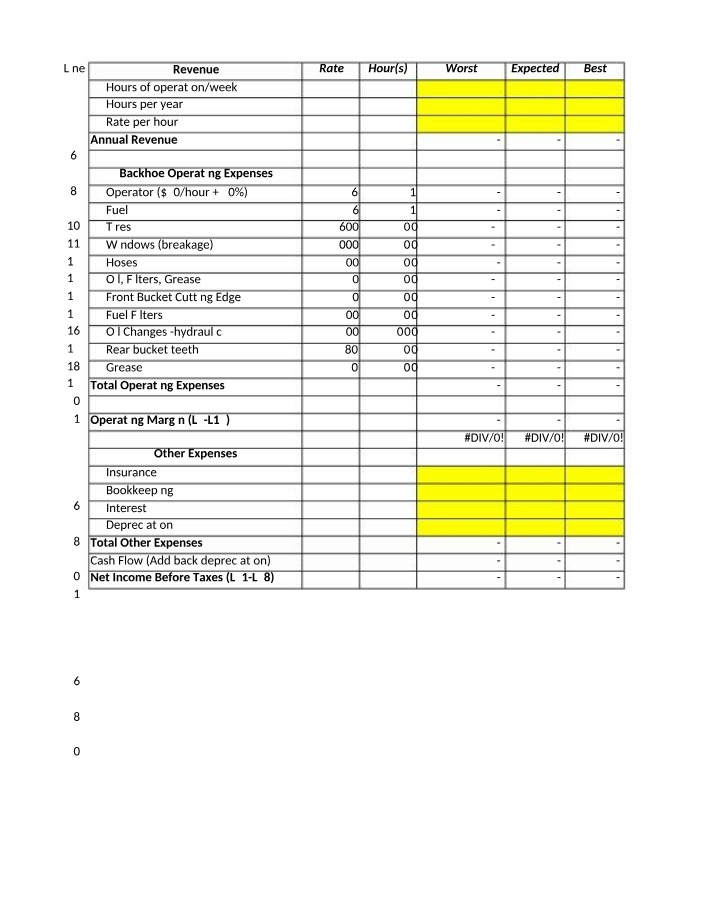 Cayden Cole Excel Case Study for Small Business