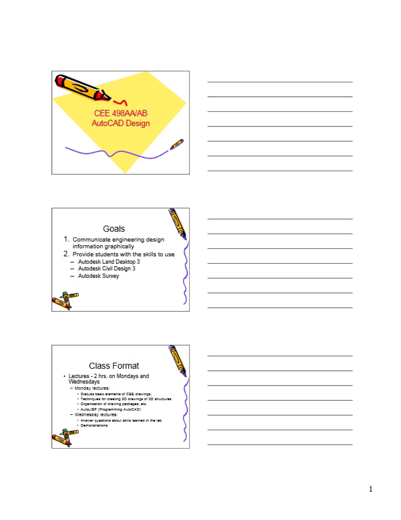 Guide for Course Study