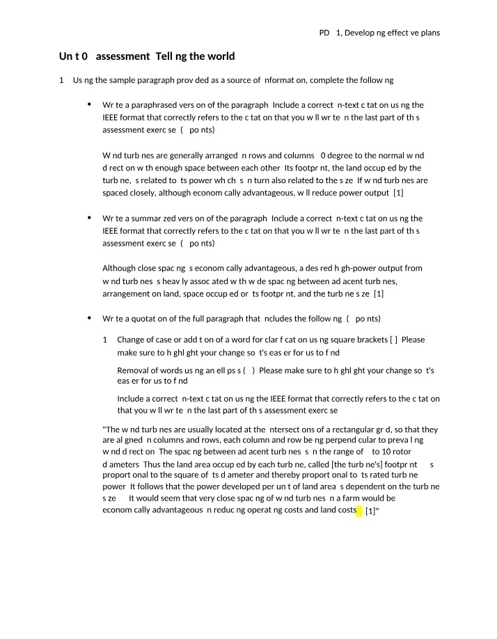 Wind Turbine Spacing and Power Output - Developing Effective Plans