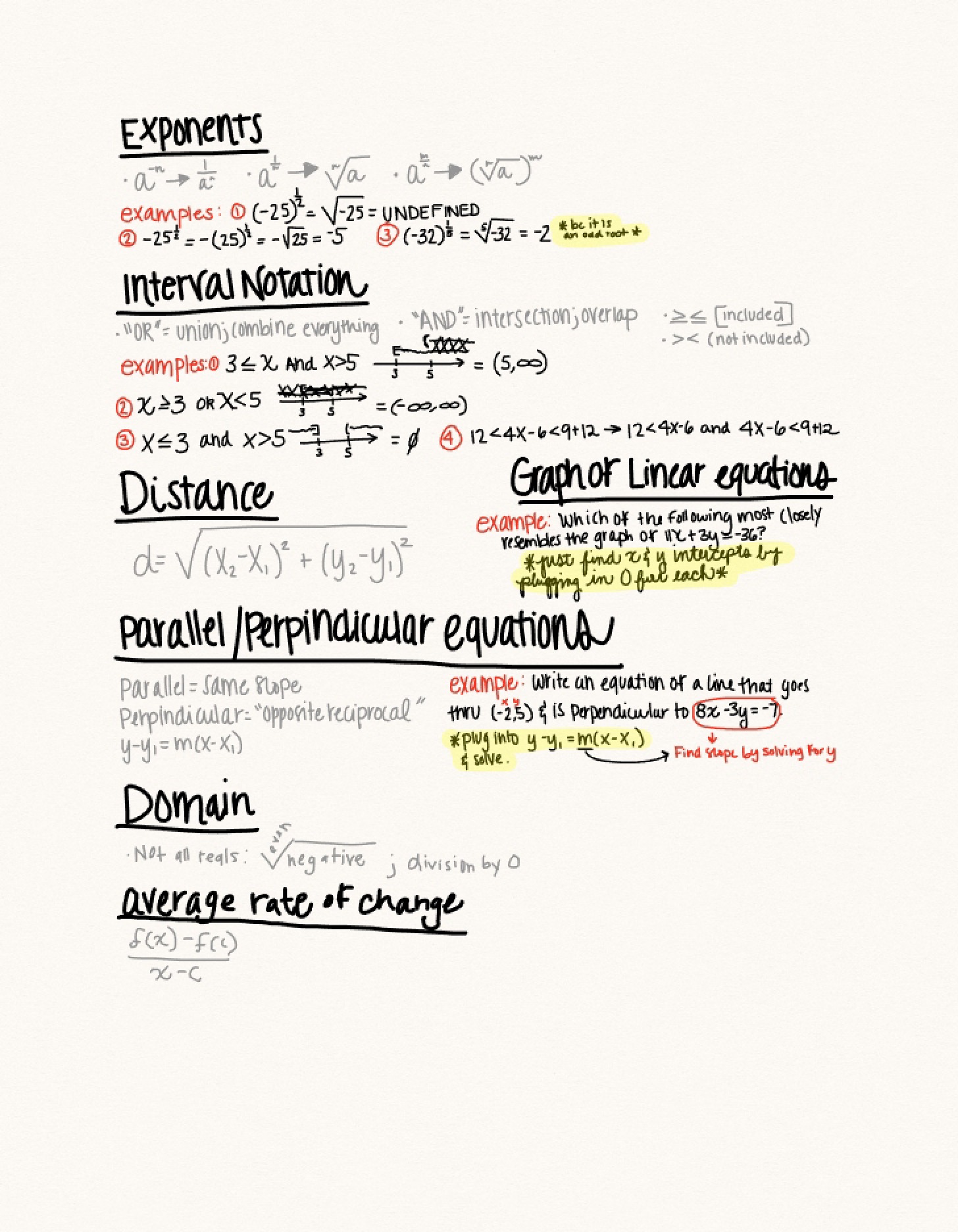Mathematical Principles of Exponents